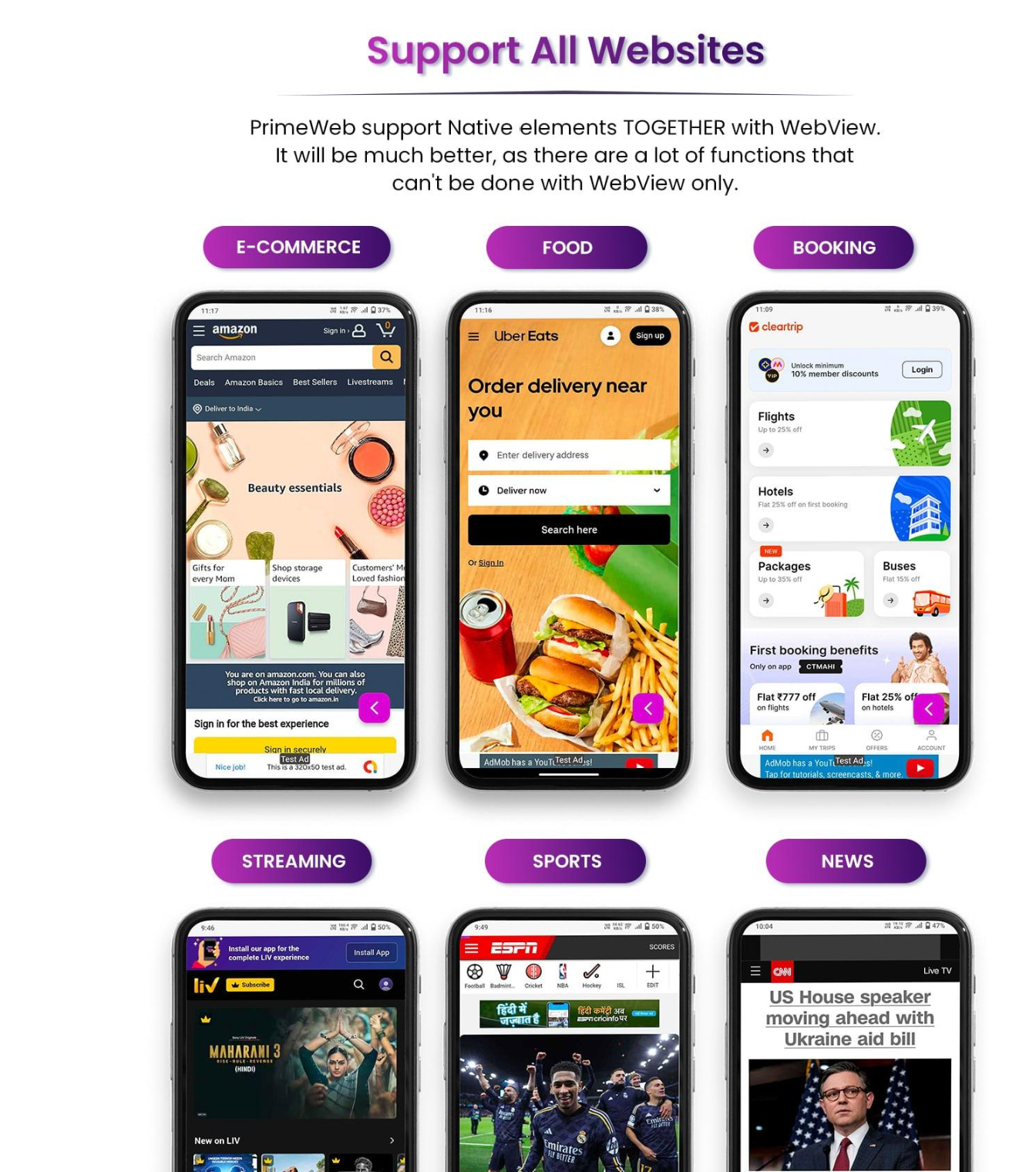 Prime Web v2.0.1 - Convert Website to a Flutter App